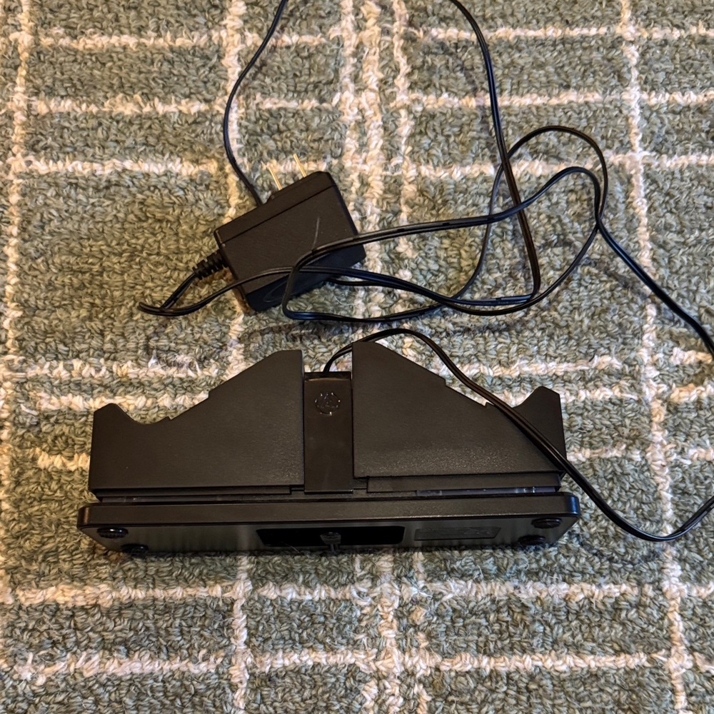 Black Charging Dock with Adapter